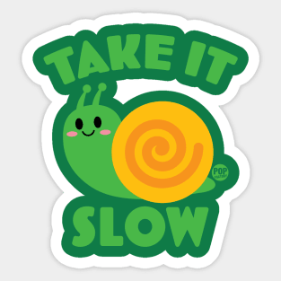 SLOW SNAIL Sticker